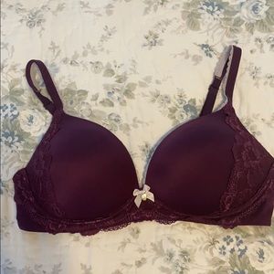 Burgundy Body by Victoria wireless bra